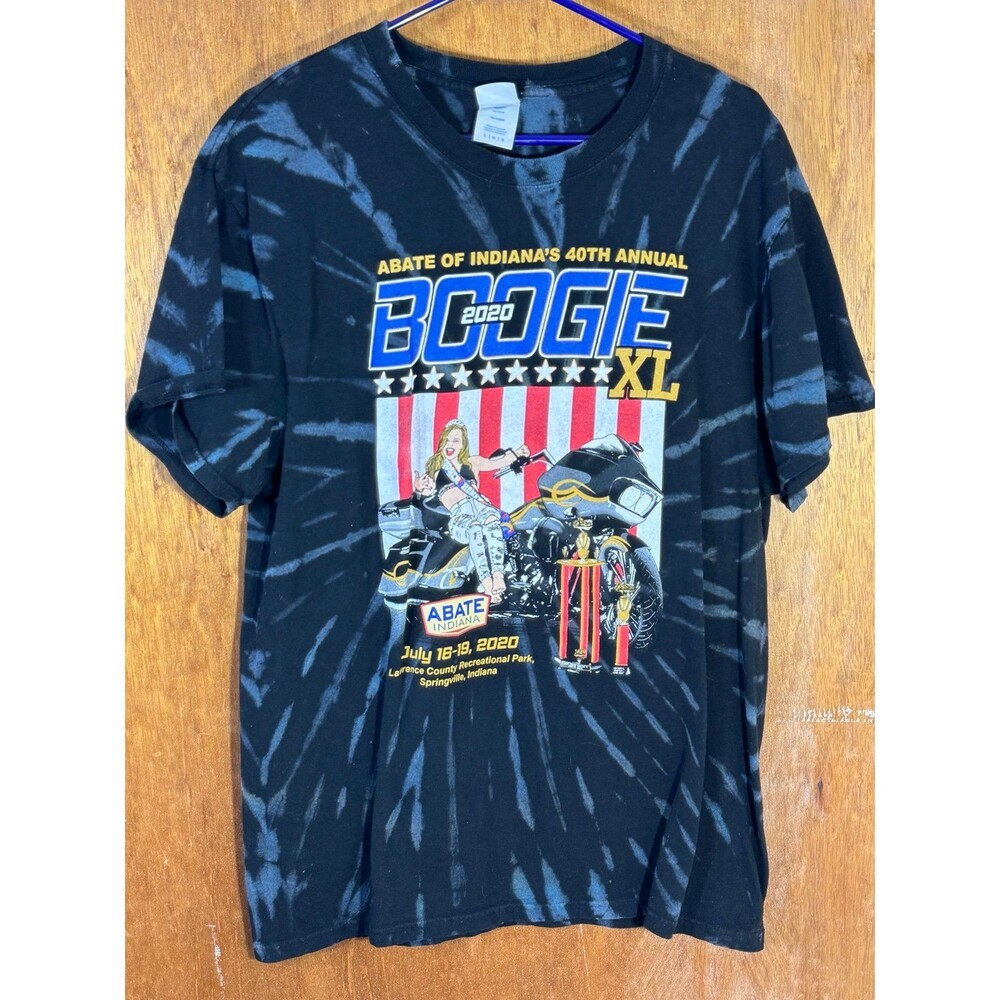2020 Boogie‎ ABATE 40th Indiana Motorcycle Rally Gathering Shirt Large L